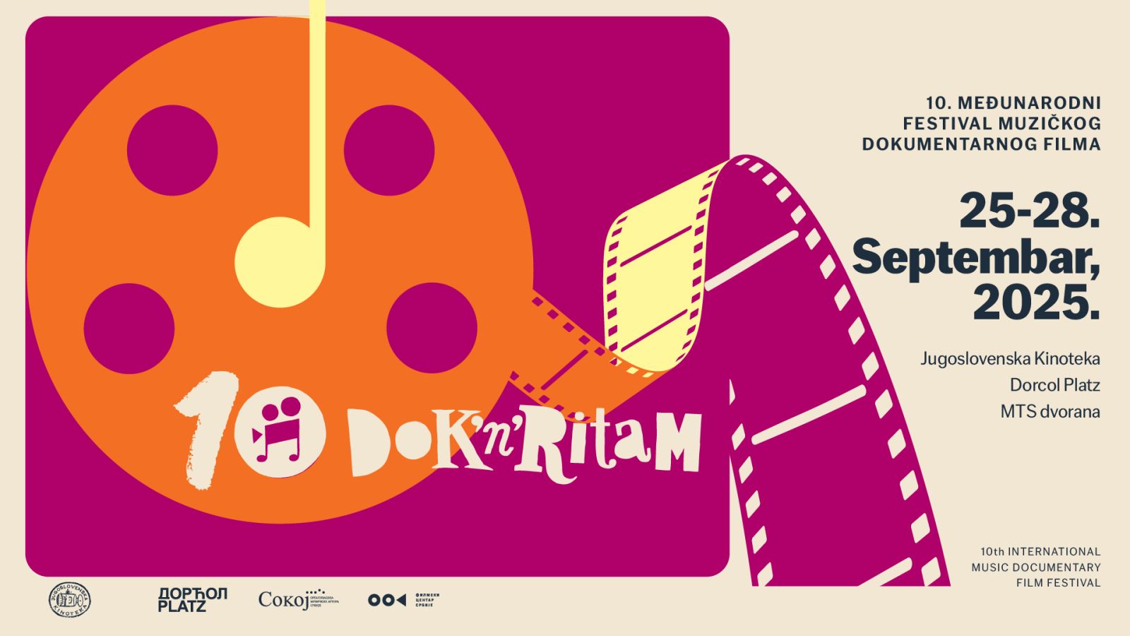 Jubilarno izdanje festivala Dok’n’Ritam pod sloganom "1:0 za muzičke dokumentarce"