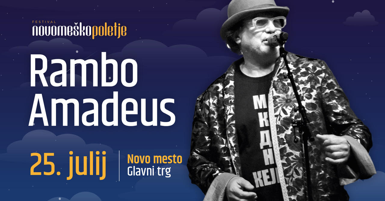 Rambo Amadeus na festivalu Novomeško Poletje