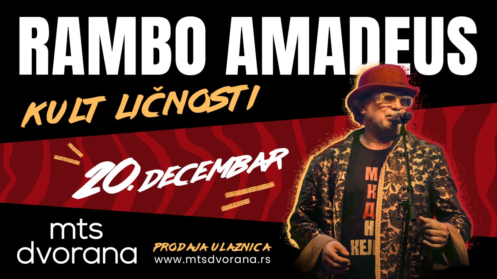Rambo Amadeus - tradicionalni beogradski koncert u prosincu!